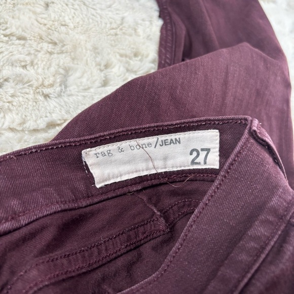 Rag & Bone Women's Size 27 Purple Skinny Jeans - Picture 2 of 5